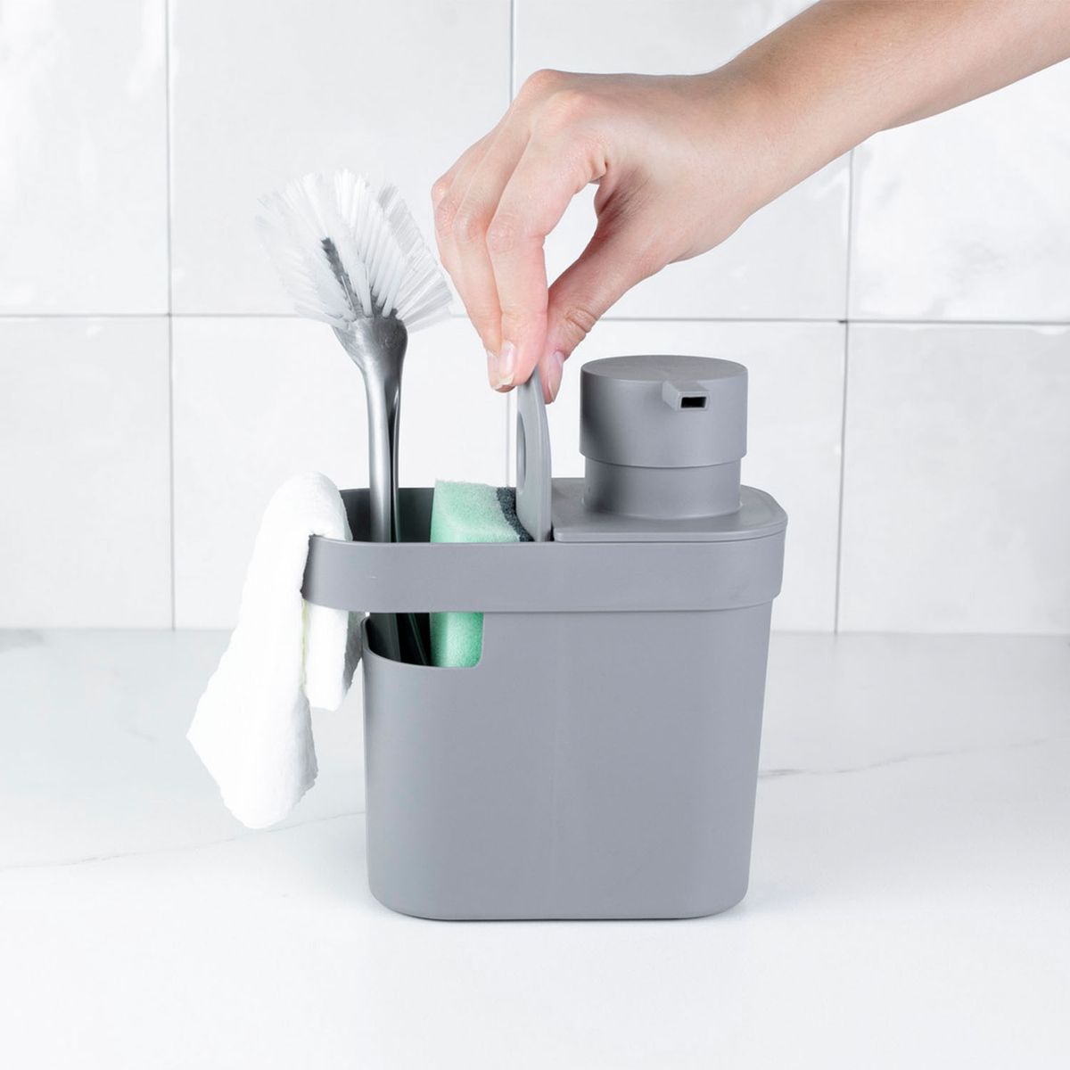 Dispenser Para Detergente E Organizador De Pia Trium 650 ml