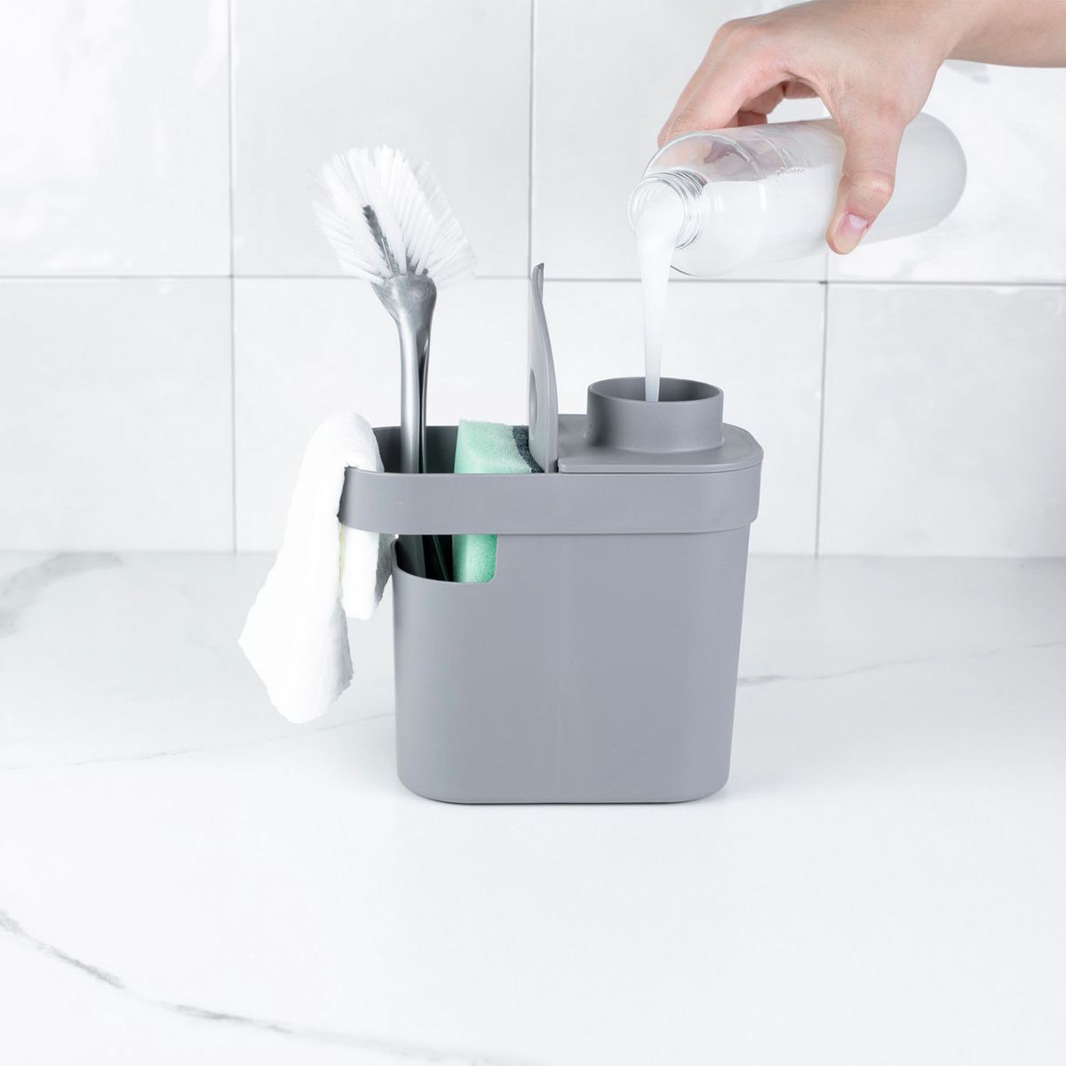 Dispenser Para Detergente E Organizador De Pia Trium 650 ml