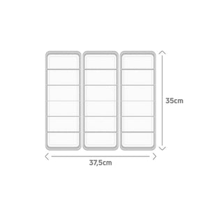 Conjunto Colmeia Organizadora Logic G 35 x 12,5 x 7,5 cm 3 Peças