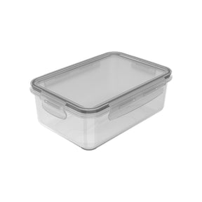 Conjunto De Potes Organizadores De Geladeira Click Retangular 1280 ml 6 Peças